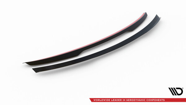 Maxton Design Spoiler Cap gloss black - Mercedes E Limousine AMG-Line W213 Facelift