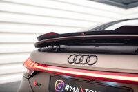 Maxton Design Spoiler Cap gloss black - Audi e-Tron GT / RS GT RS MK1