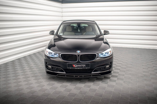 Maxton Design Front Splitter gloss black - BMW 3 Series GT F34