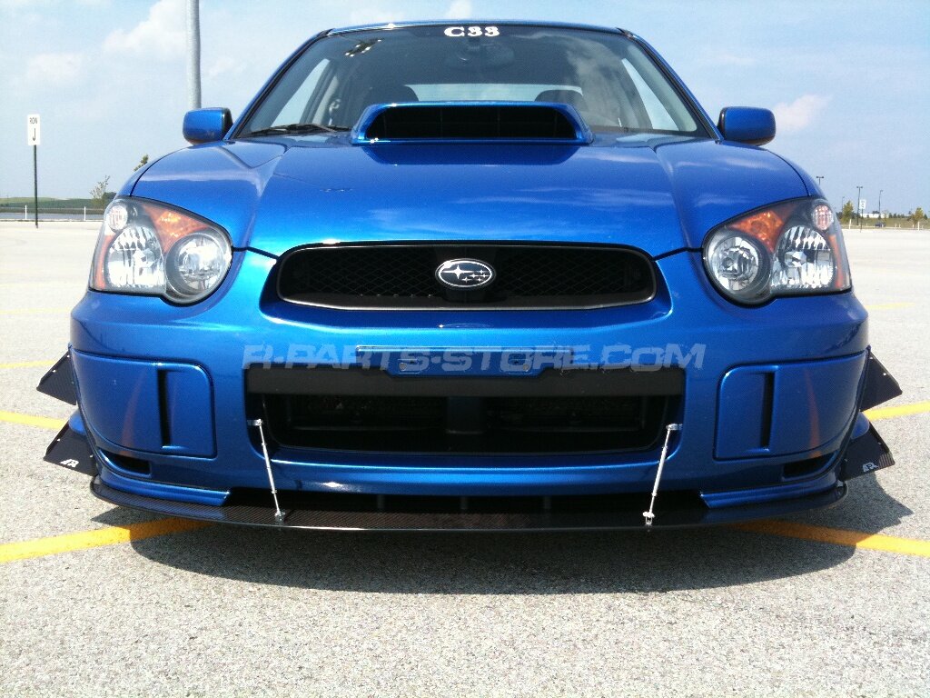 subaru front splitter