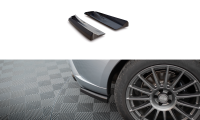 Maxton Design Heckansatz Flaps Diffusor schwarz Hochglanz - Porsche Macan MK1 Facelift