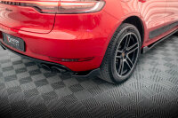 Maxton Design Rear Side Splitters gloss black - Porsche Macan MK1 Facelift