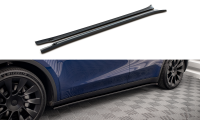 Maxton Design Side Skirts Diffusers for V.2 gloss black -...