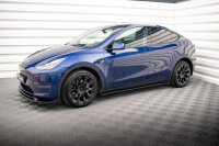 Maxton Design Side Skirts Diffusers for V.2 gloss black - Tesla Model Y