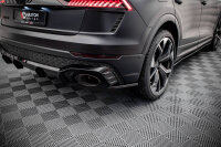 Maxton Design Heckansatz Flaps Diffusor V.2 schwarz Hochglanz - Audi RSQ8 MK1