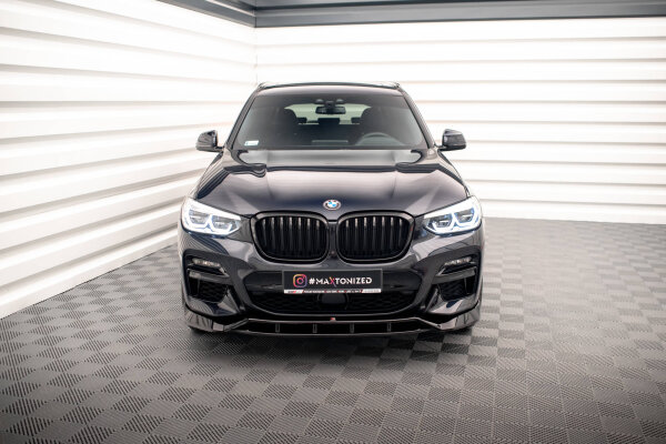 Maxton Design Front Splitter gloss black - BMW X3 M40d G01