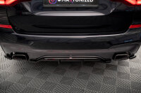 Maxton Design Central Rear Splitter DTM Look gloss black - BMW X3 M40d G01