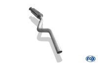 FOX front silencer 63.5 mm - Opel Kadett E-CC