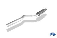 FOX front silencer 63.5 mm - Opel Kadett E-CC