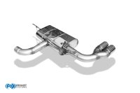 FOX final silencer left - 2x80 Typ 25 - 14+ Audi A3 8V Sportback Quattro