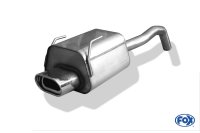 FOX final silencer - 135x80 Typ 53 - 14+ Fiat 500/500C