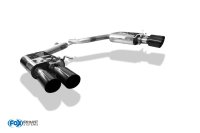 FOX final silencer right/left with exhaust flaps - 2x100...