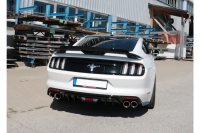 FOX final silencer right/left w/o exhaust flaps - 2x100 Typ 25 - 14+ Ford Mustang (Velocity rear bumper)