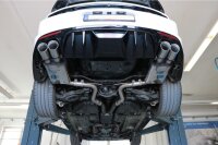 FOX Final Silencer w/o exhaust flaps 2x100 Typ 25 - 14+ Ford Mustang (Velocity rear bumper)