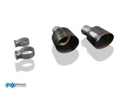 FOX Tailpipes fits to original final silencer - 1x 130 Typ 14 right/left - 16+ Hyundai i30N PDE/PD Fastback Facelift