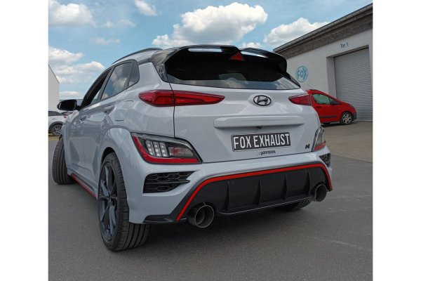 FOX final silencer - 1x 130 Typ 14 right/left - Hyundai Kona N