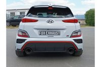 FOX final silencer - 1x 130 Typ 14 right/left - Hyundai Kona N