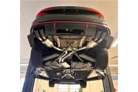 FOX Final Silencer, mid silencer and Front Silencer 2x100 type 25 black coated - 16+ Audi S4 B9