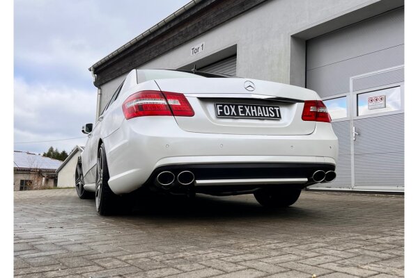 FOX Endschalldämpfer 2x115x85 Typ 32 - 09+ Mercedes E-Klasse 212