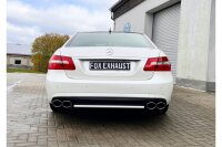 FOX Endschalldämpfer 2x115x85 Typ 32 - 09+ Mercedes E-Klasse 212