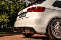 FOX Endschalldämpfer 2x90 Typ 25 - 14+ Audi A3 8V Sportback Quattro