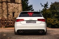 FOX Final Silencer 2x90 Typ 25 - 14+ Audi A3 8V Sportback...