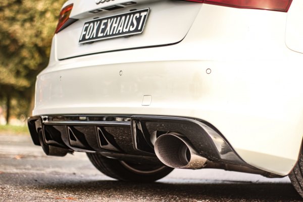 FOX final silencer - 160x130 Typ 38 right/left - 14+ Audi A3 8V Sportback Quattro