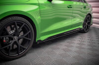 Maxton Design side skirts Flaps black gloss - Audi RS3...