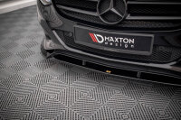 Maxton Design Front approach black gloss - Mercedes-Benz B W246 Facelift