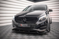 Maxton Design Front approach black gloss - Mercedes-Benz B W246 Facelift