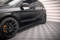 Maxton Design Seitenschweller Ansatz schwarz Hochglanz - Mercedes-Benz B W246 Facelift