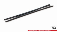 Maxton Design Seitenschweller Ansatz schwarz Hochglanz - Mercedes-Benz B W246 Facelift