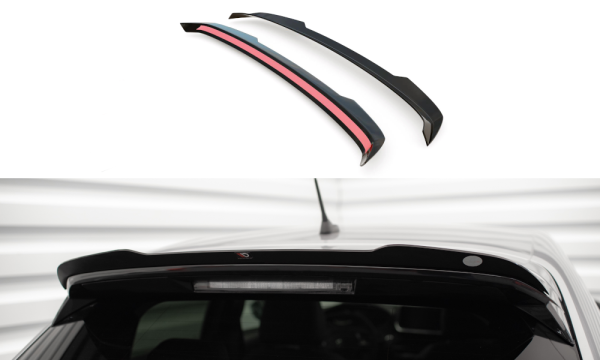 Maxton Design Spoiler CAP V.2 schwarz Hochglanz - Peugeot 208 MK2