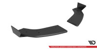 Maxton Design Street Pro Rear approach flaps diffuser black + Flaps black gloss - Ford Fiesta ST MK6