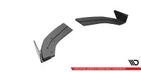 Maxton Design Street Pro Rear approach flaps diffuser black + Flaps black gloss - Ford Fiesta ST MK6