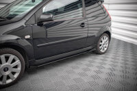 Maxton Design Street Pro side skirts approach black + Flaps black gloss - Ford Fiesta ST MK6