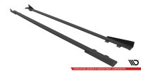 Maxton Design Street Pro side skirts approach black + Flaps black gloss - Ford Fiesta ST MK6