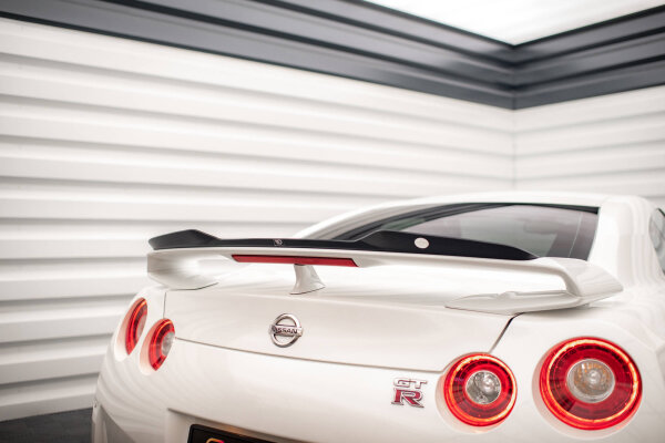 Maxton Design Spoiler CAP black gloss - Nissan GTR R35 Facelift