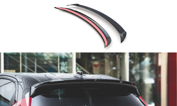 Maxton Design Spoiler CAP V.1 schwarz Hochglanz - Toyota Yaris MK4