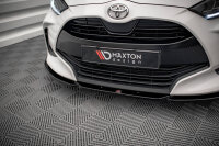 Maxton Design Front Ansatz V.1 + Flaps schwarz Hochglanz - Toyota Yaris MK4