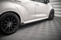 Maxton Design Seitenschweller Ansatz V.1 + Flaps schwarz Hochglanz - Toyota Yaris MK4