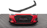 Maxton Design Street Pro Front Ansatz rot + schwarz Hochglanz Flaps - Audi A3 8Y