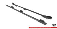 Maxton Design Street Pro side skirts approach black + Flaps black gloss - Audi A3 8Y