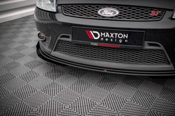 Maxton Design Front Flaps black gloss - Ford Fiesta ST MK6