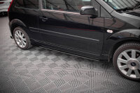 Maxton Design Side Flaps schwarz Hochglanz - Ford Fiesta...