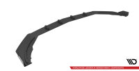 Maxton Design Street Pro Front Ansatz schwarz + Flaps schwarz Hochglanz - Mercedes A35 AMG / AMG-Line Aero Pack W177