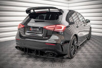 Maxton Design Robust Racing Diffusor black + Flaps black gloss - Mercedes A35 AMG Hatchback Aero Pack W177