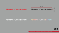 Maxton Design Sticker Black 04 decal-Logo in string...
