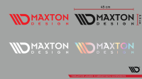 Maxton Design Sticker White 06 large Logo-decal 45x8,5 cm...