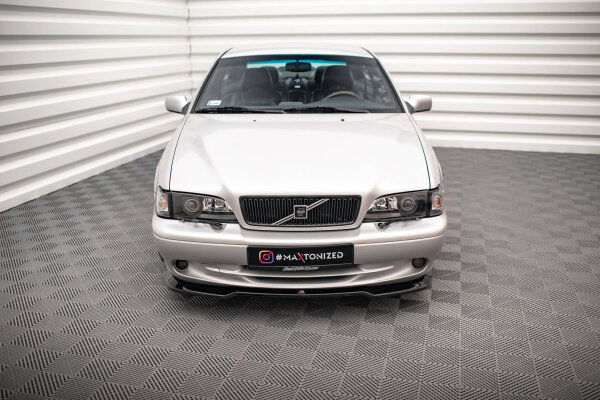 Maxton Design Front Ansatz V.2 schwarz Hochglanz - Volvo C70 MK1